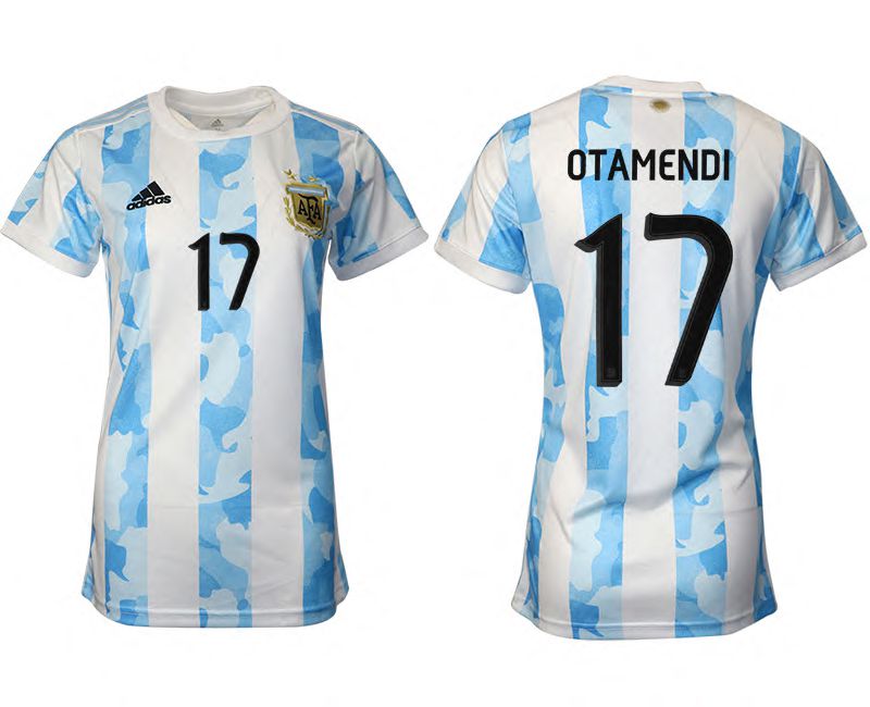 Women 2021-2022 Club Argentina home aaa version white #17 Soccer Jerseys